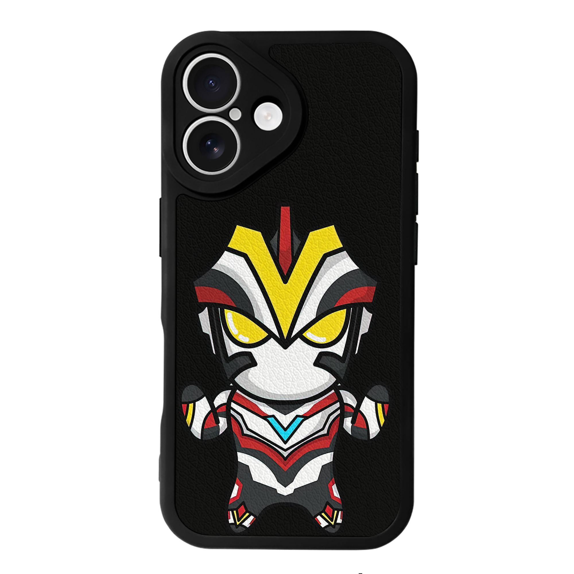 （画像用） ウルトラマン Ultraman 【iPhone 16シリーズ対応】シリコンスマホケース（レザー調） 材質：シリコン